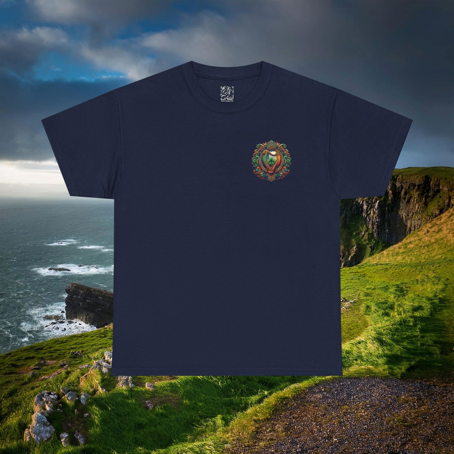 Ireland Harp Crest Tee