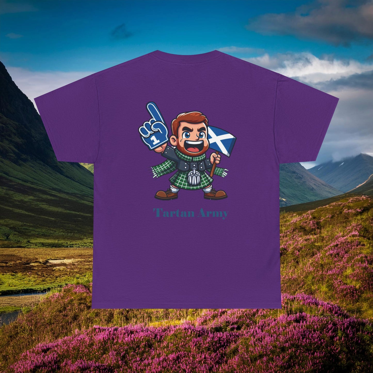 Scotland Tartan Army Tee