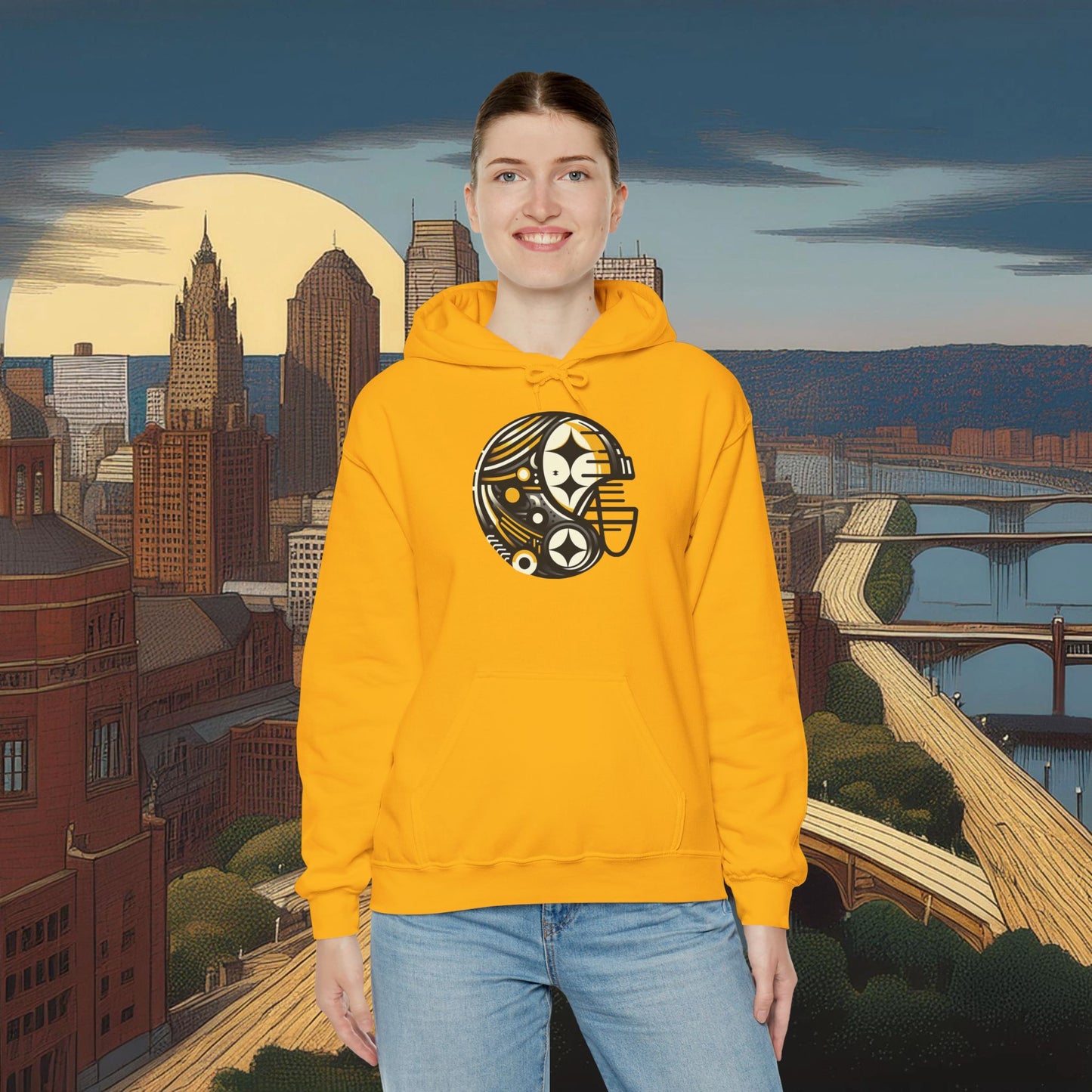 Pittsburgh Football Crest Hoodie