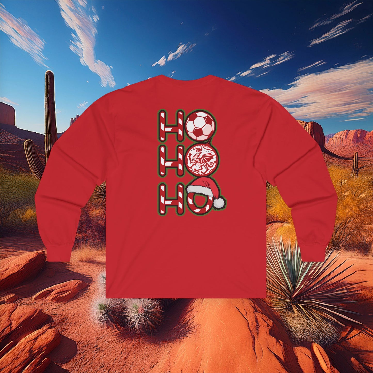 PHX Reds "Ho, Ho, Ho" Long Sleeve Tee