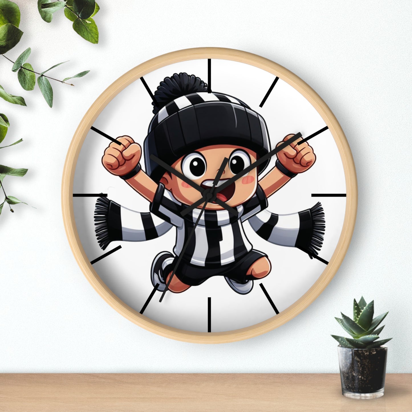 Mini Toon Supporter Wall Clock