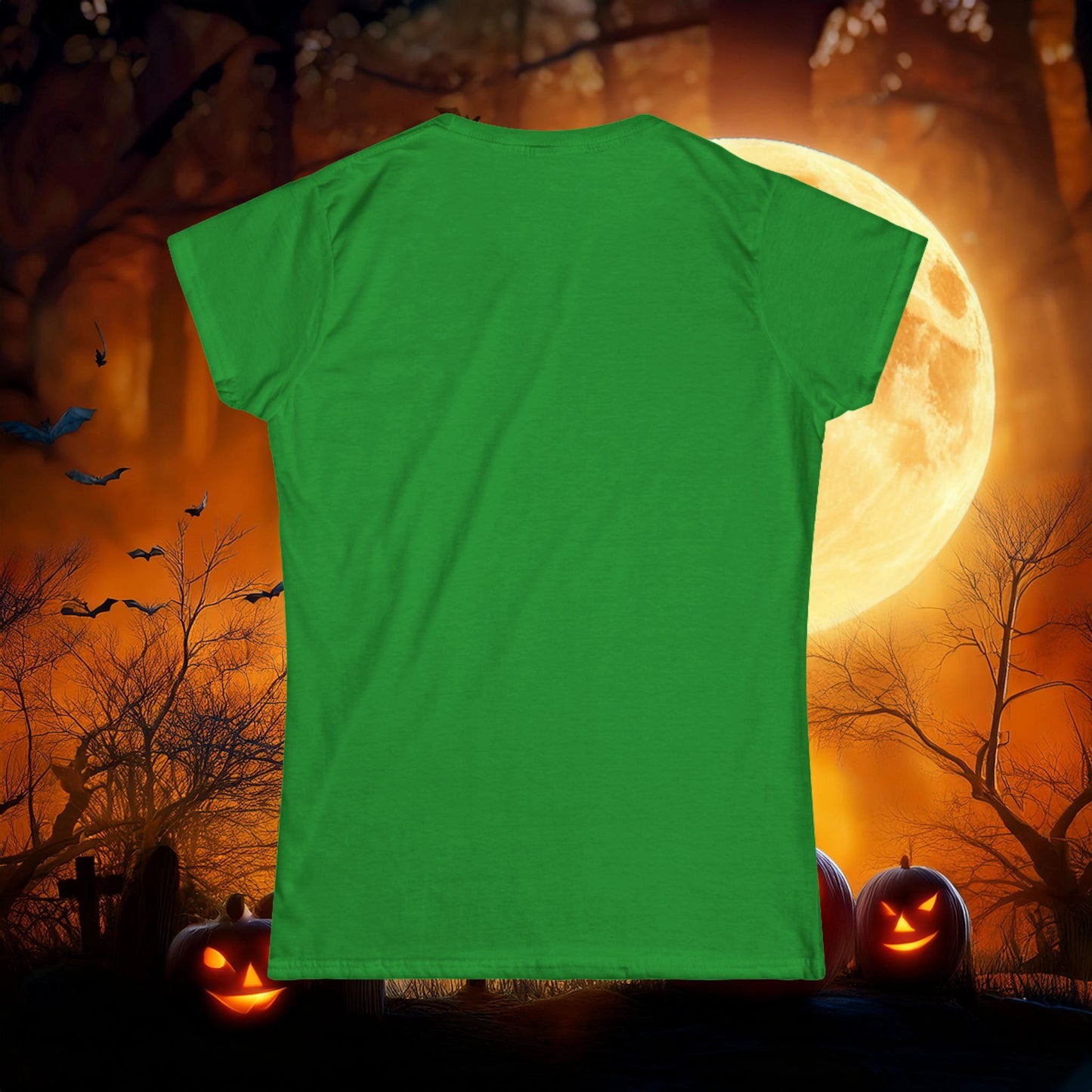 Trick or Treat Cat Women's Softstyle Tee