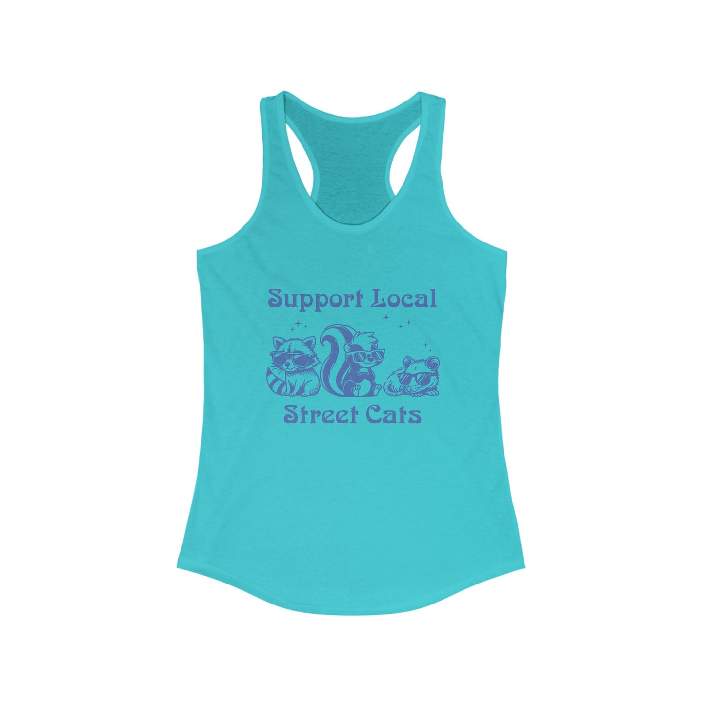 Support Local Street Cats Racerback Tank