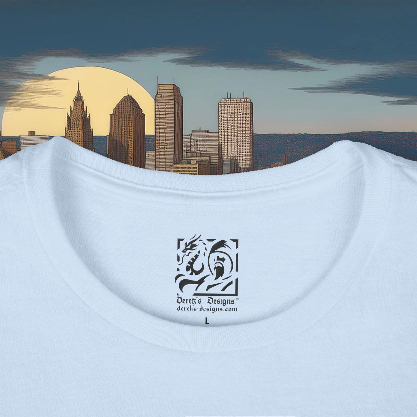 Pittsburgh Football Logo Women's Softstyle Tee