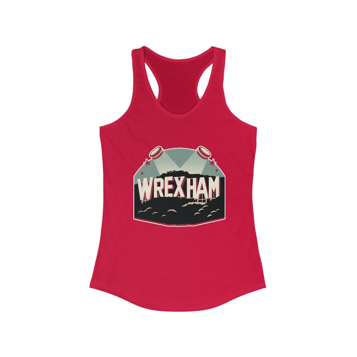 Wrexham Hollywood Sign Women's Racerback Tank