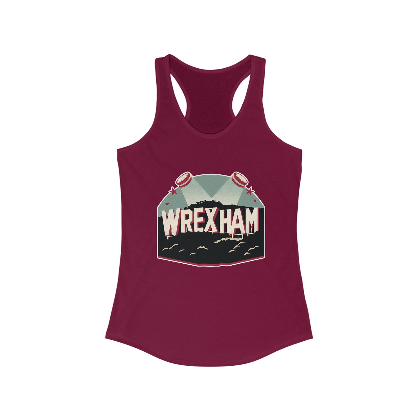 Wrexham Hollywood Sign Women's Racerback Tank