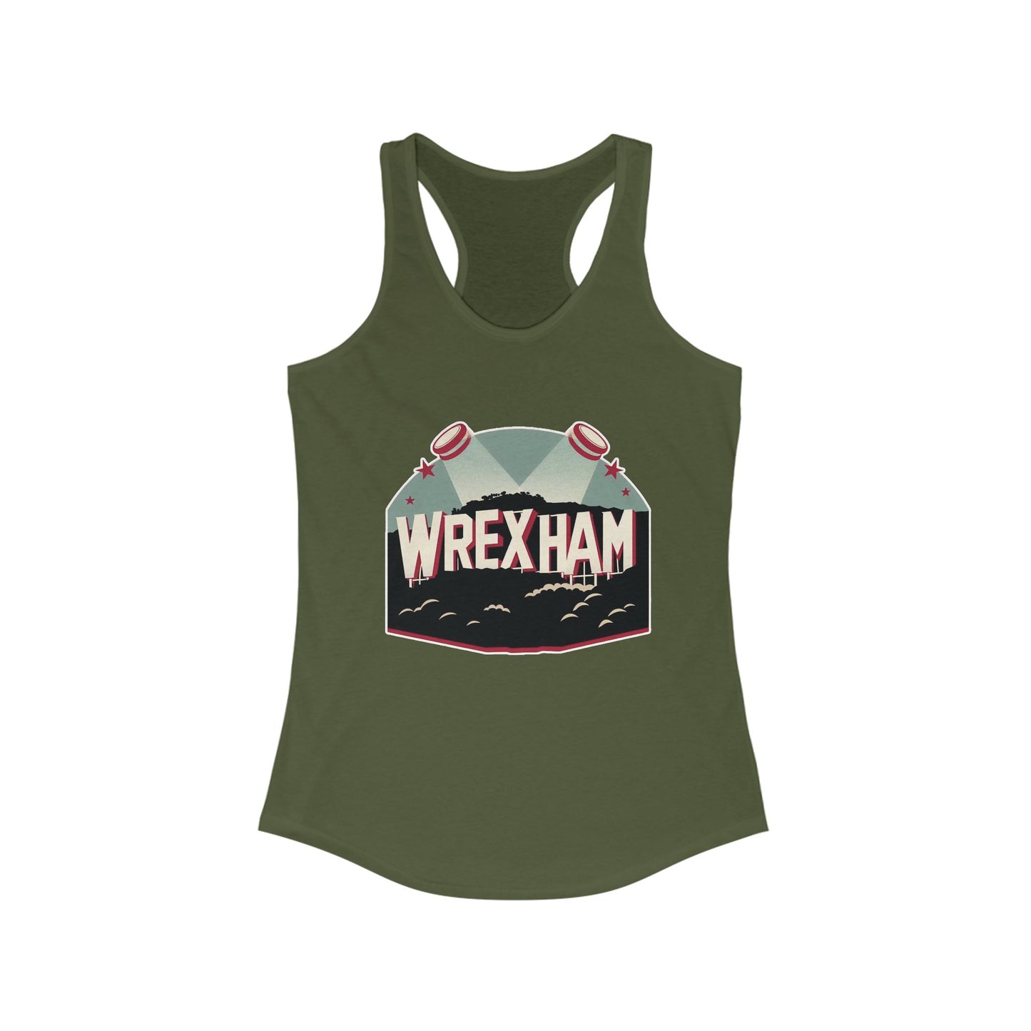 Wrexham Hollywood Sign Women's Racerback Tank