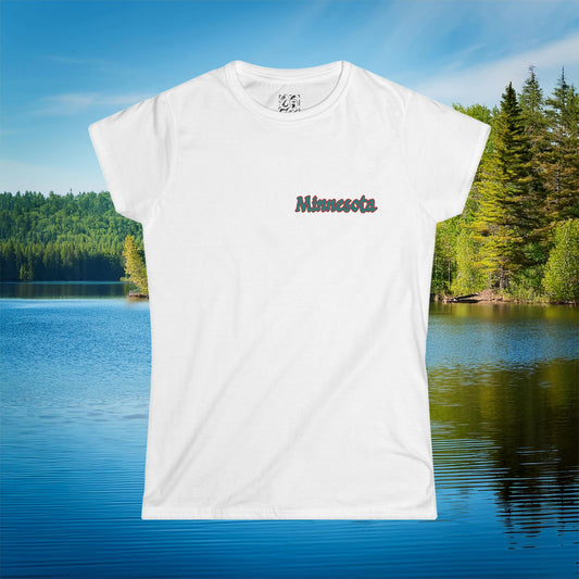 Minnesota Polar Lights Women's Softstyle Tee