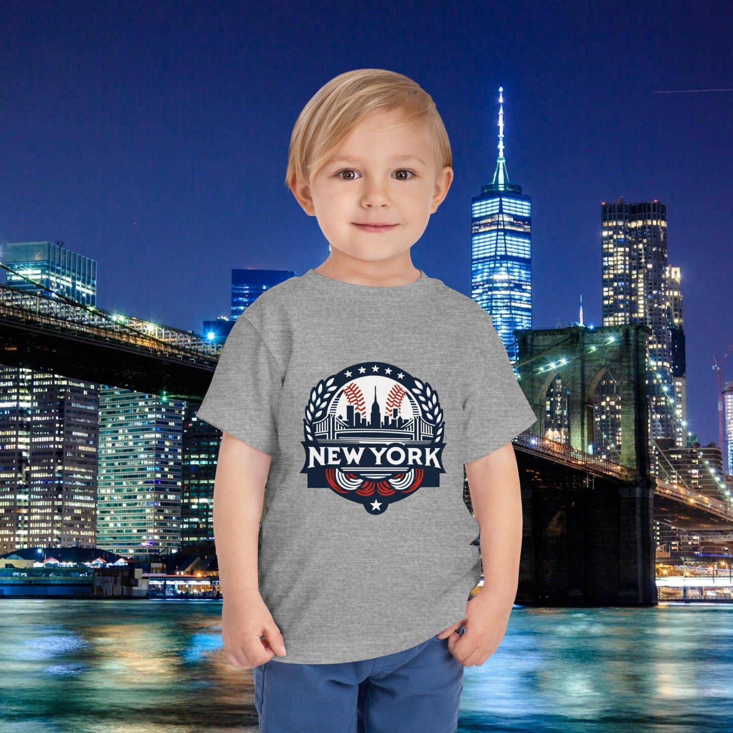 New York Bronx Baseball Toddler Tee