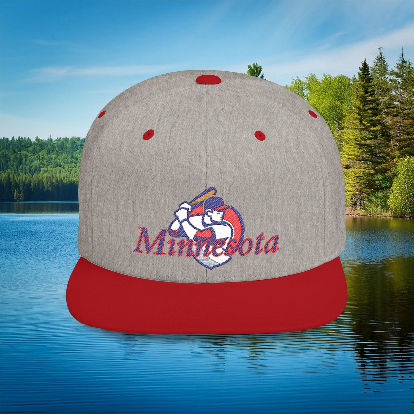 Minnesota Baseball Flat Bill Snapback