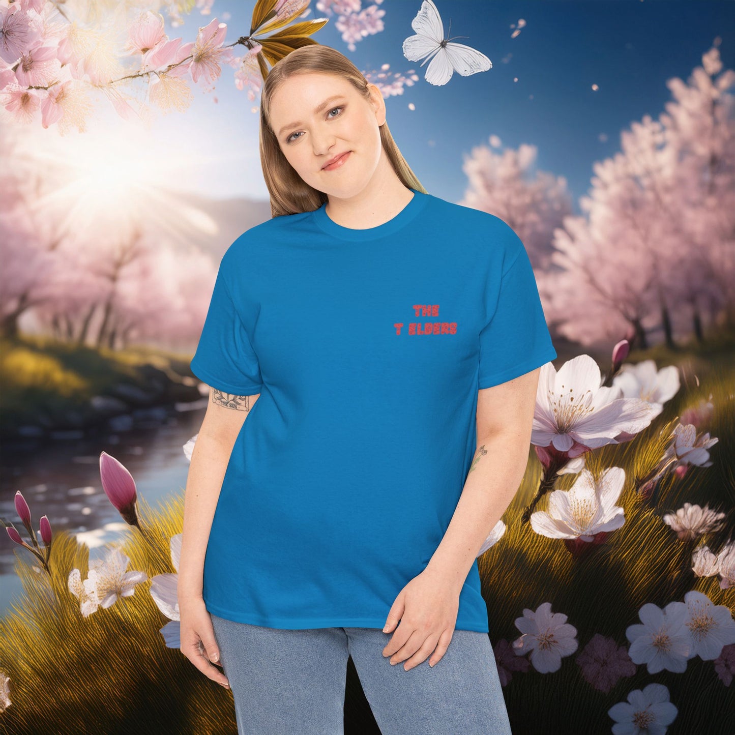 The T Elders Butterfly Unisex Cotton Tee