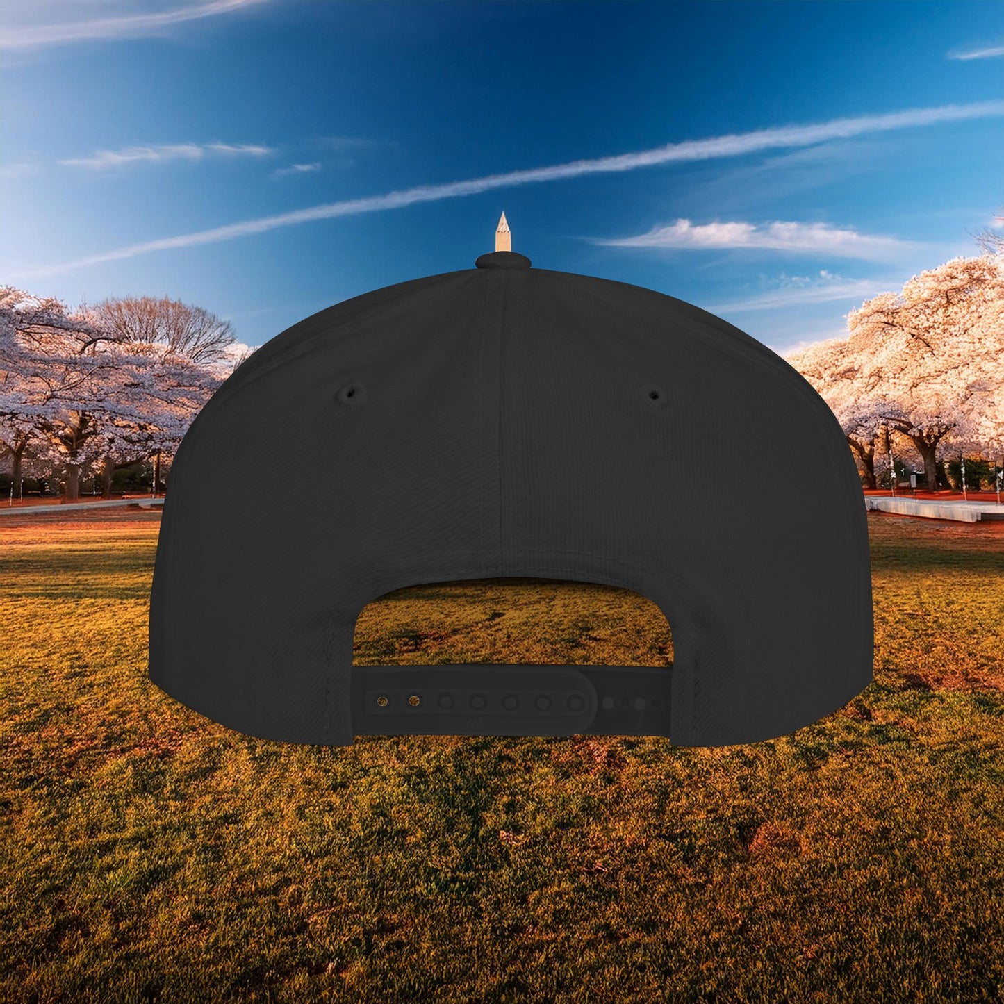 Washington Funky W Flat Bill Snapback - White