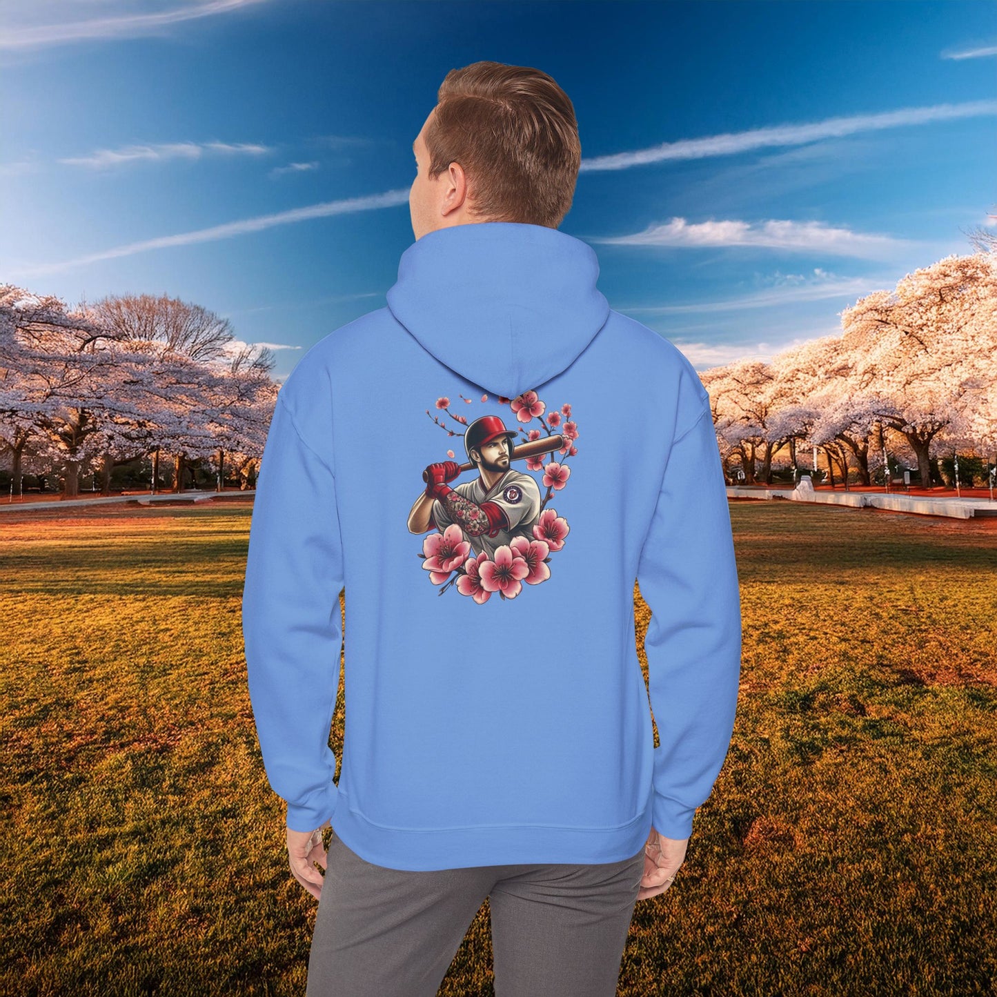 Washington Baseball Cherry Blossom Hoodie