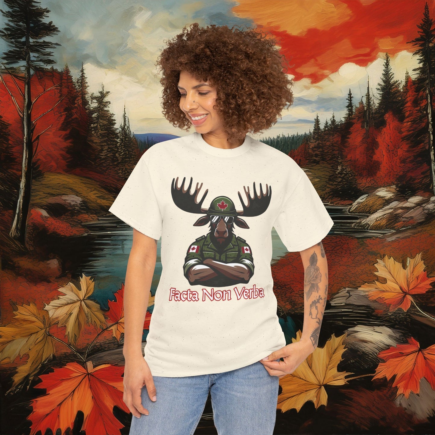 Canadian Moose "Facta Non Verba" Tee