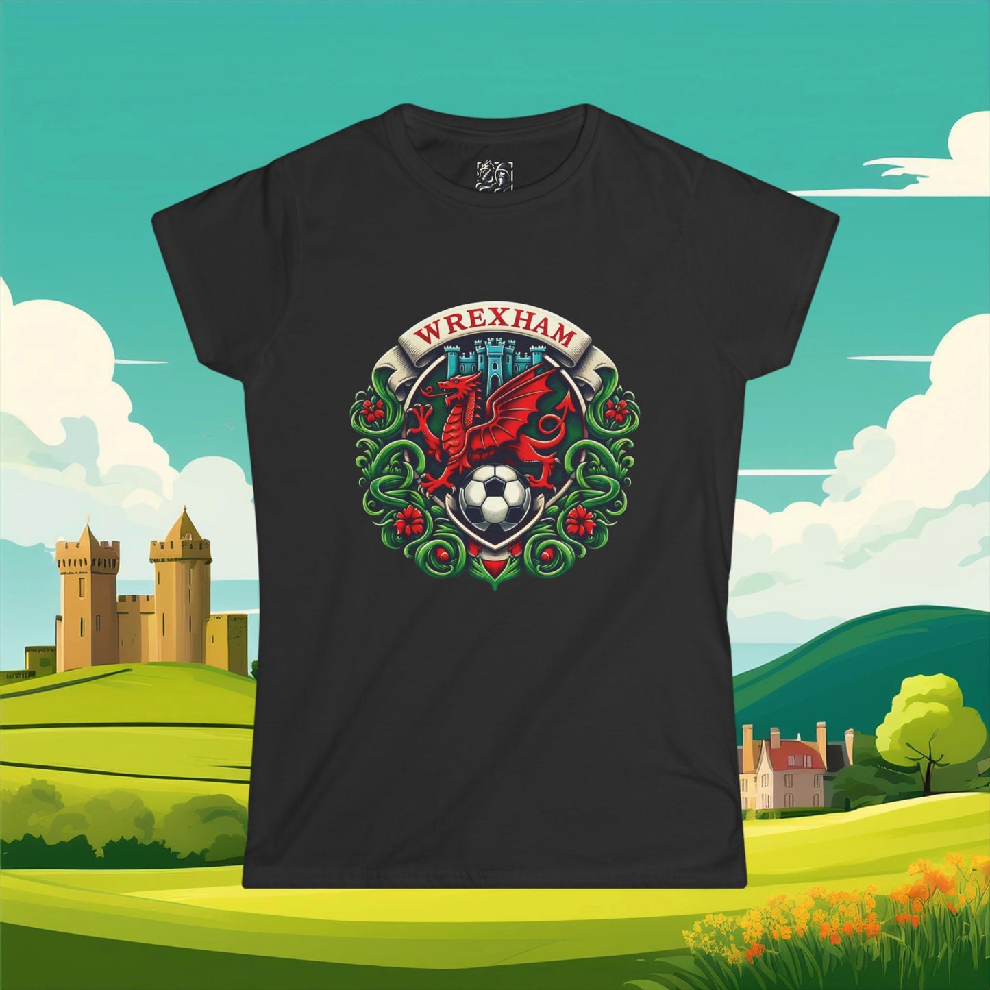 Wrexham Crest Women's Softstyle Tee