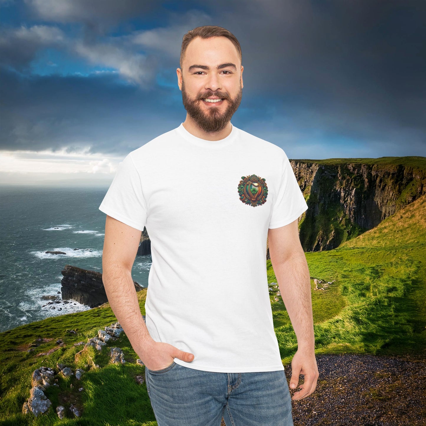 Ireland Harp Crest Tee