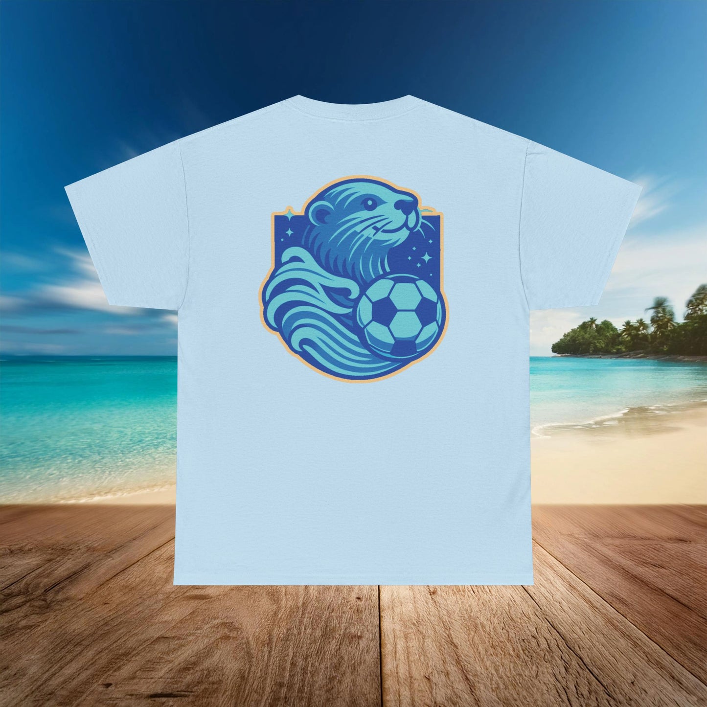 Sea Otter Soccer Logo Tee