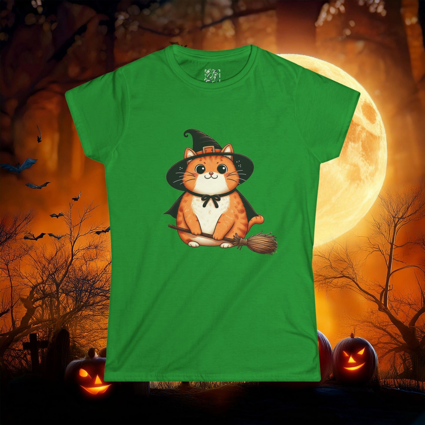 Trick or Treat Cat Women's Softstyle Tee