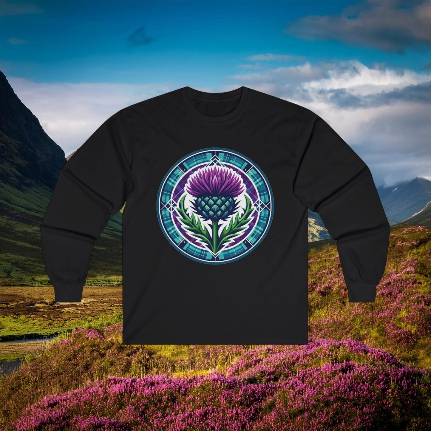 Scottish Thistle Long Sleeve Tee