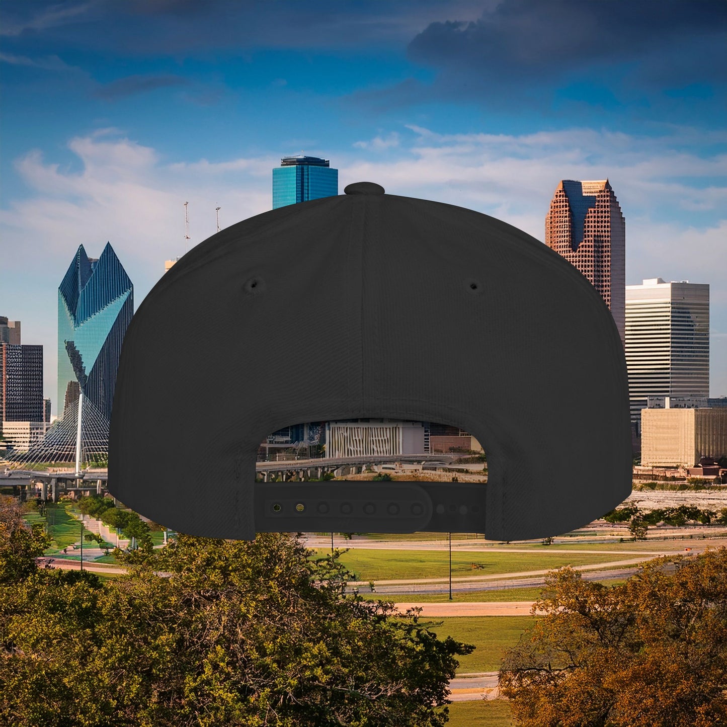 Dallas D Flat Bill Snapback with Star