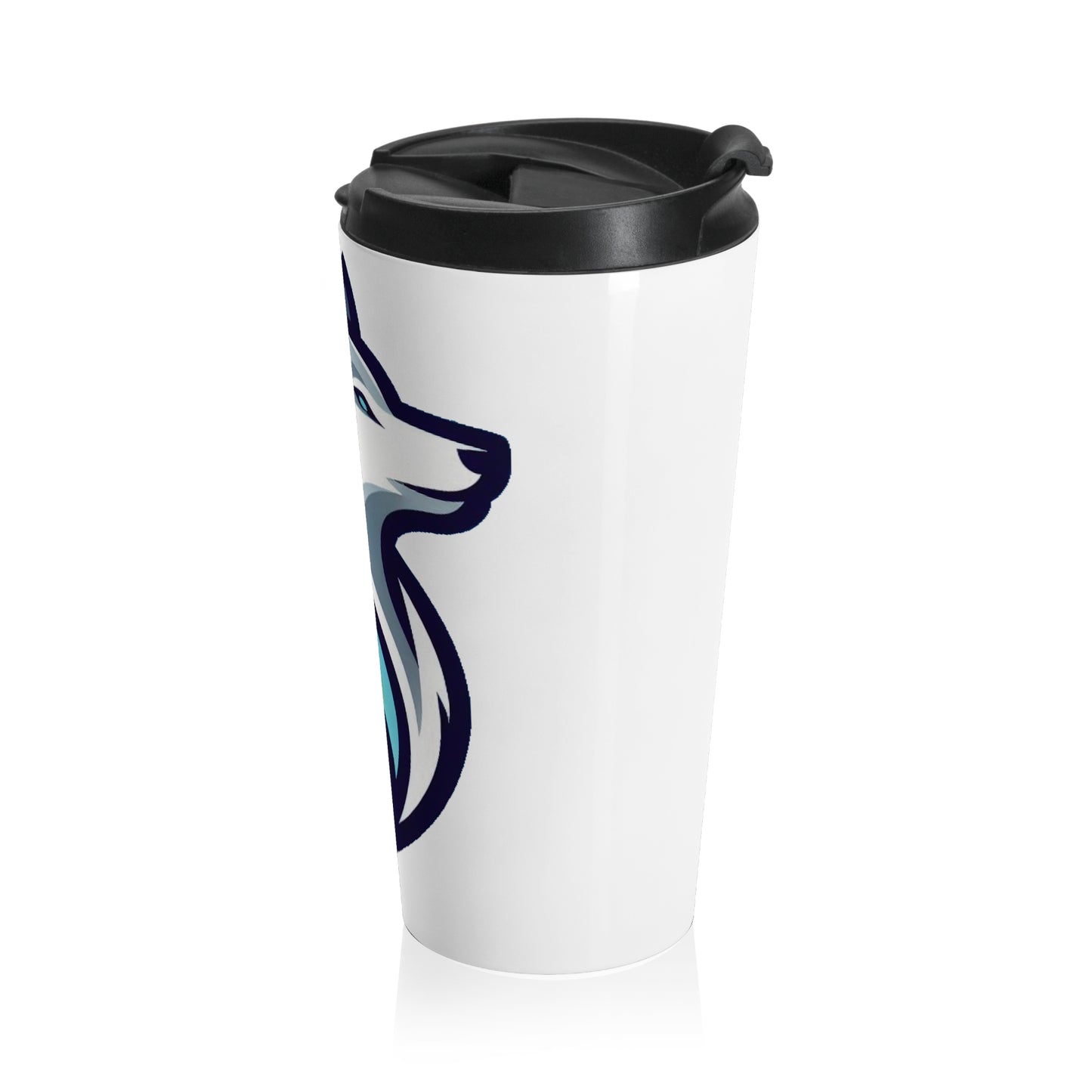 Timber Wolf Travel Mug