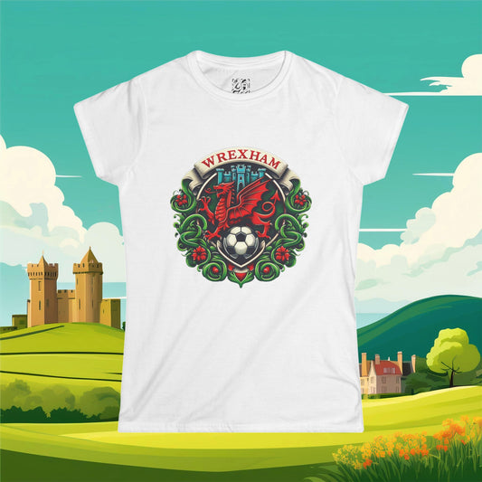 Wrexham Crest Women's Softstyle Tee