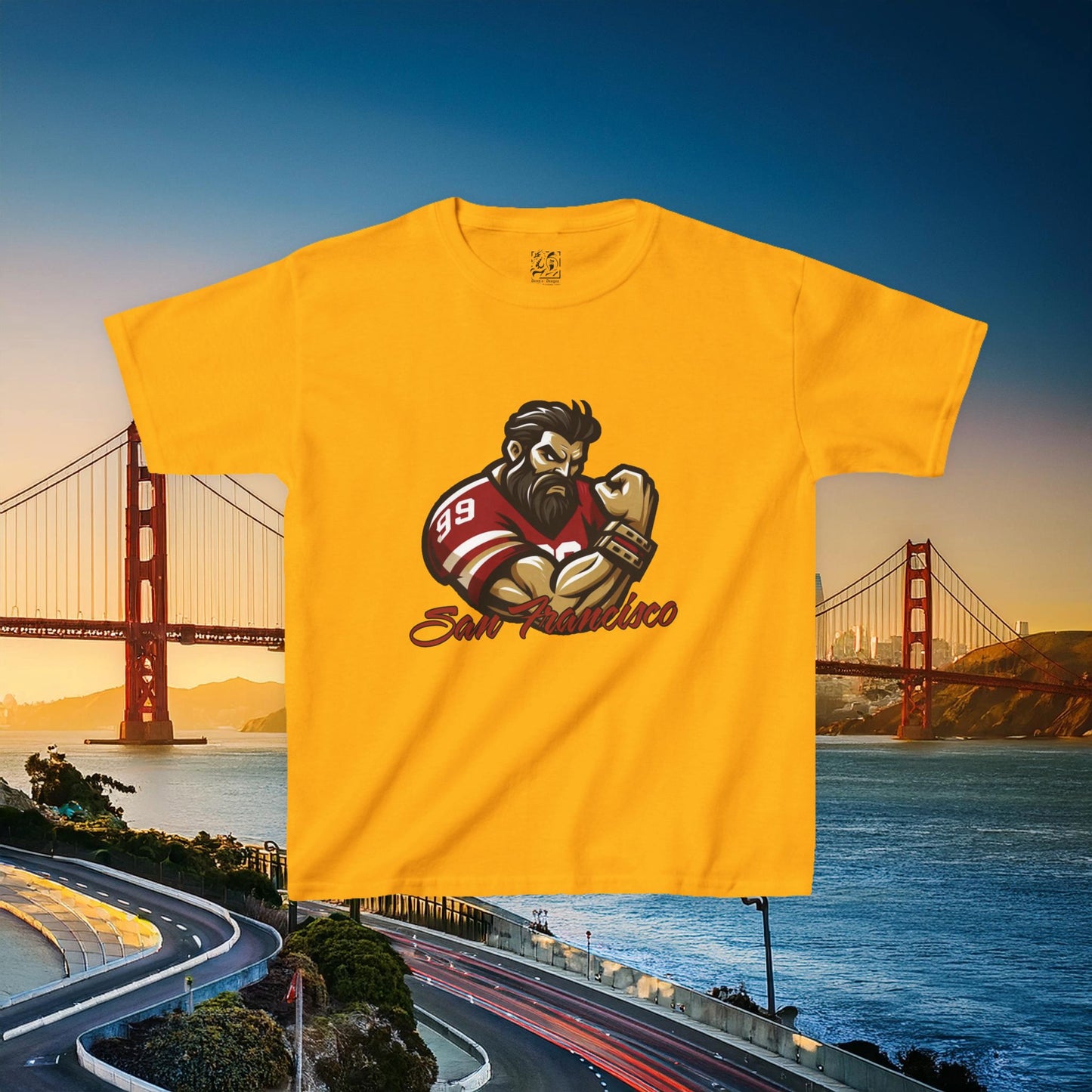 San Francisco Football Fan Kids Tee