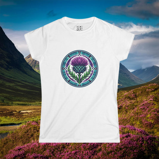 Scotland Thistle Women's Softstyle Tee