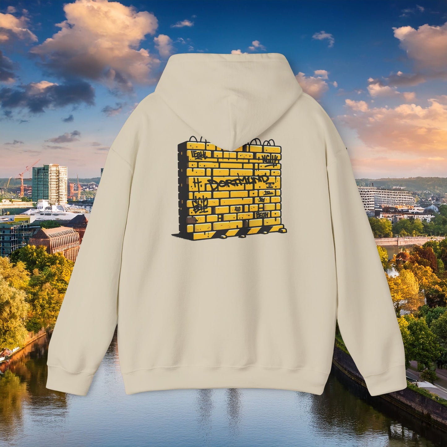 Dortmund Honeycomb Graffiti Hoodie