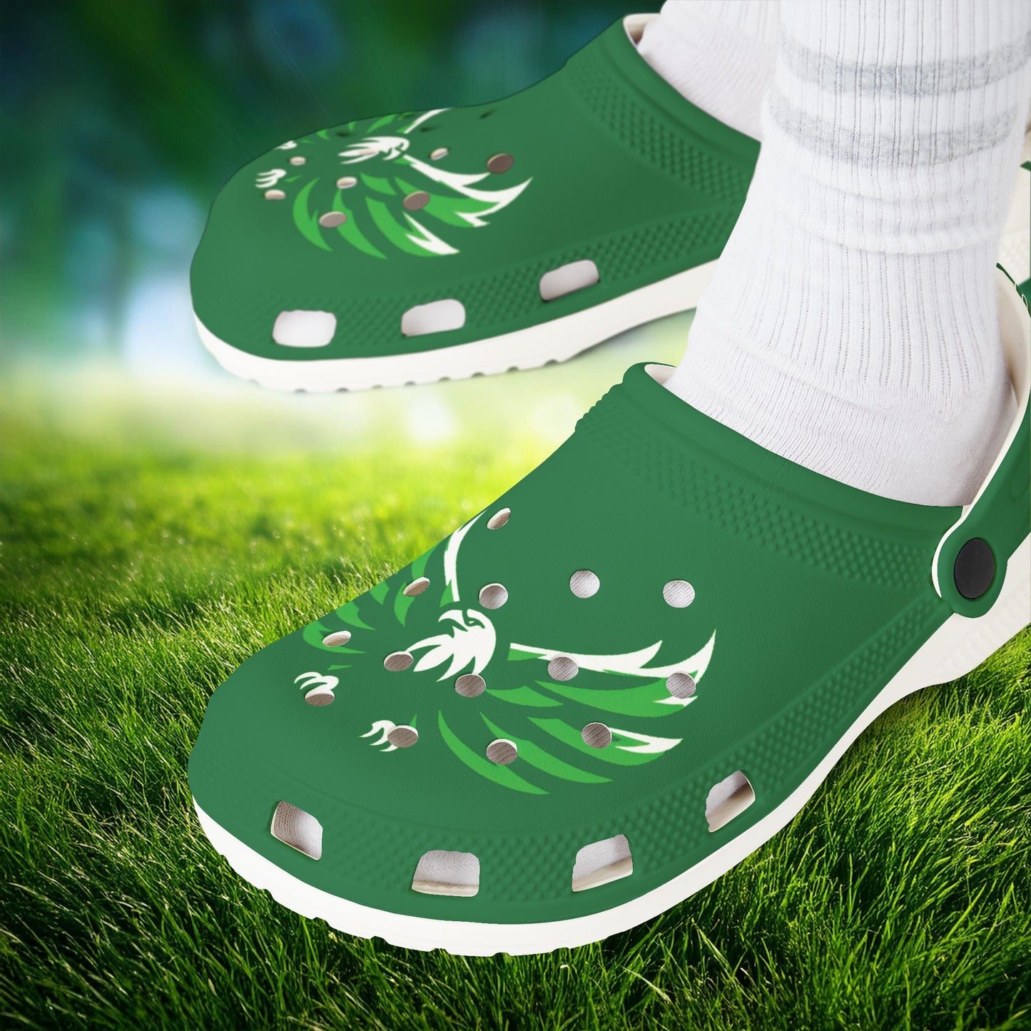 Philadelphia Eagle Logo Foam Clogs