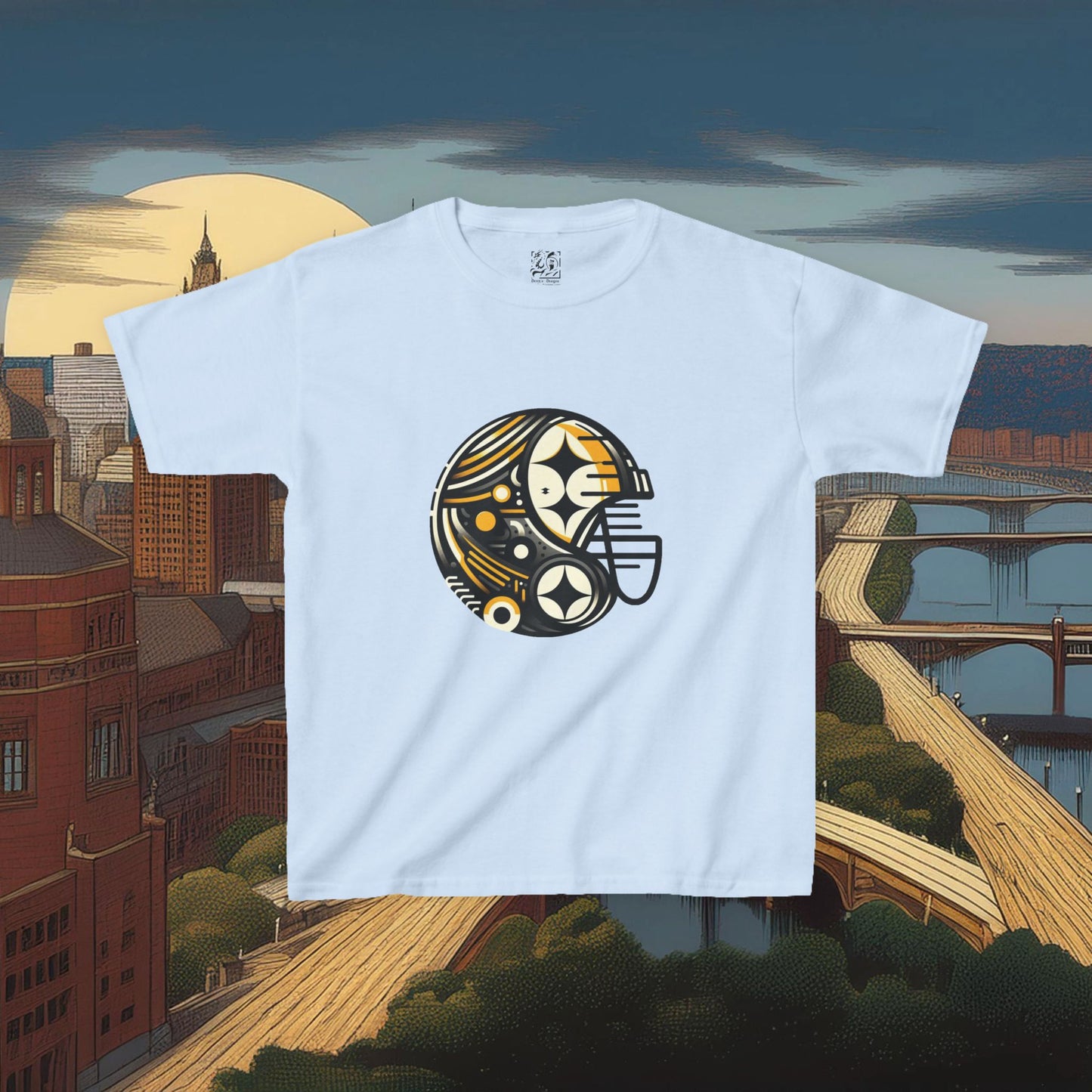 Pittsburgh Football Crest Kids Tee