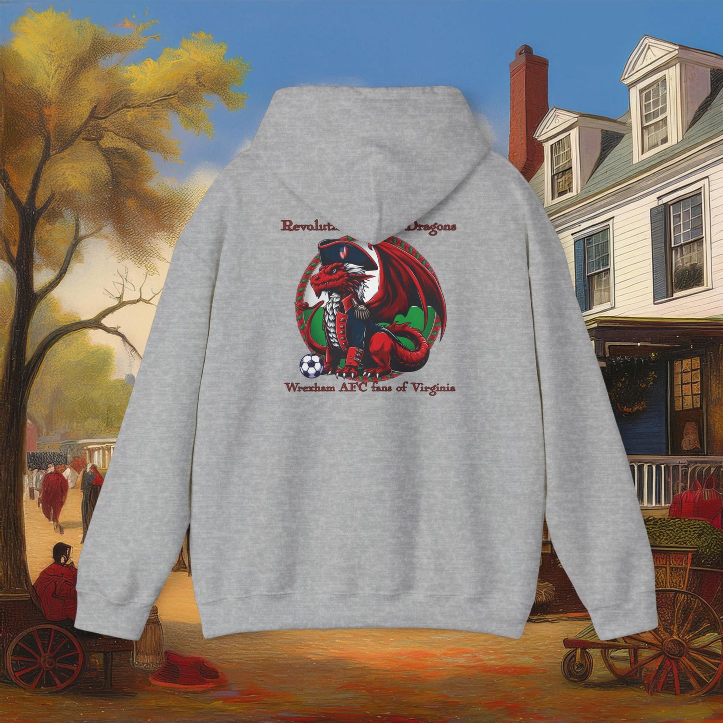 Revolutionary Red Dragons Logo Hoodie