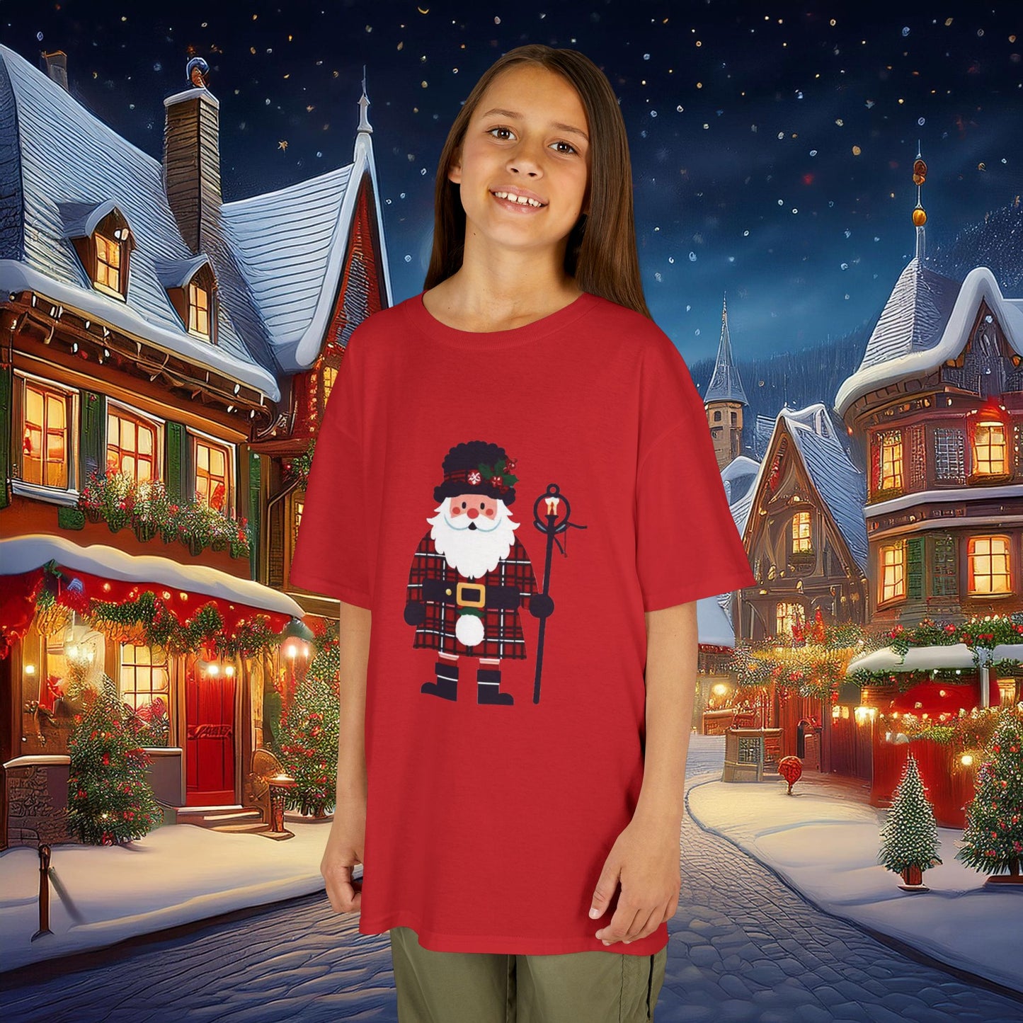 Victorian Santa Kids Tee