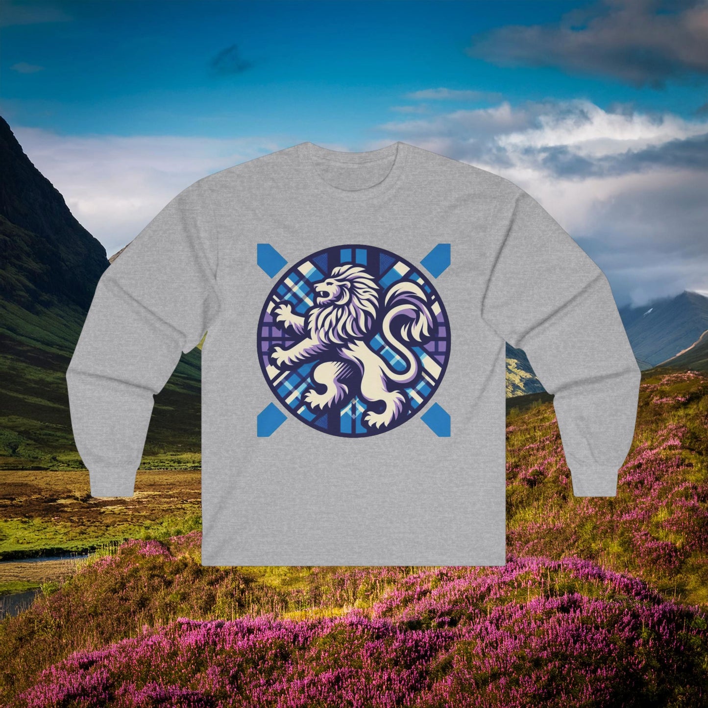 Scotland Rampant Lion Long Sleeve Tee