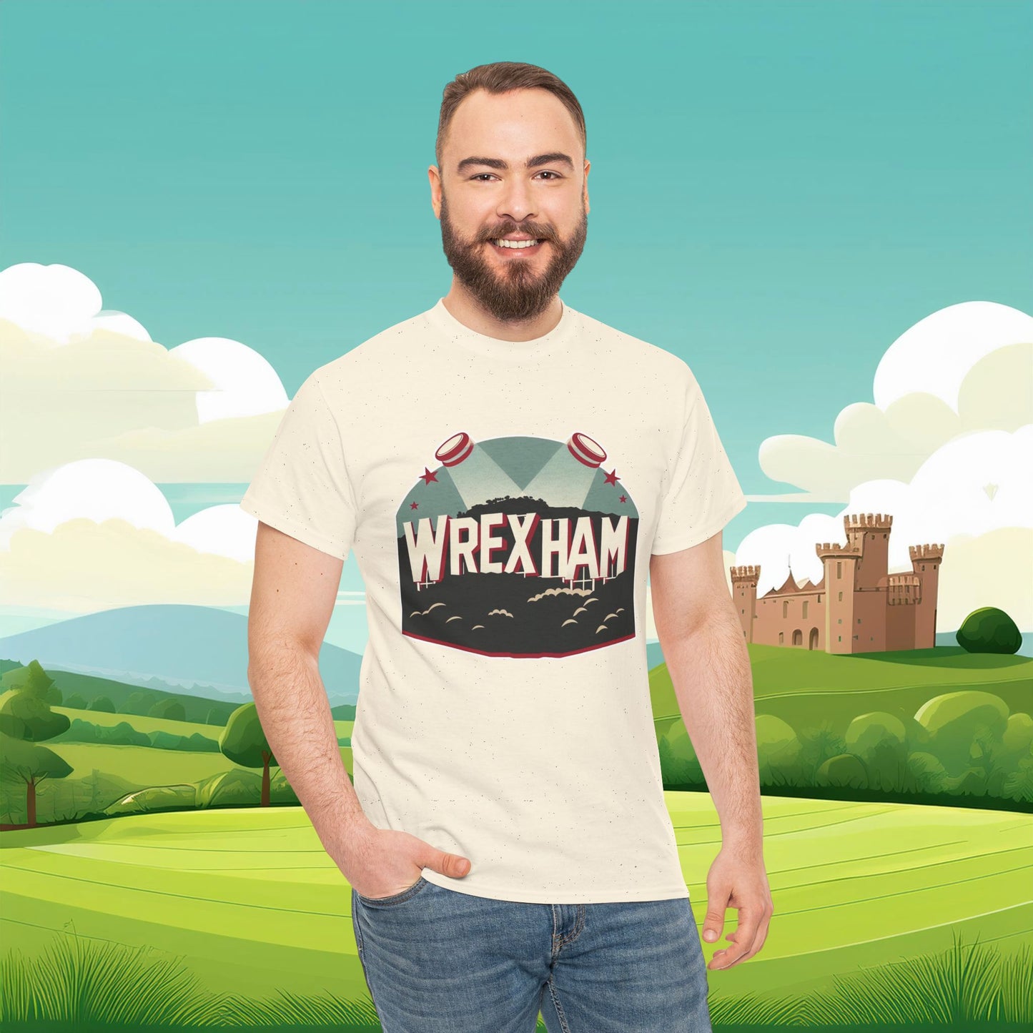 Wrexham Hollywood Sign Tee