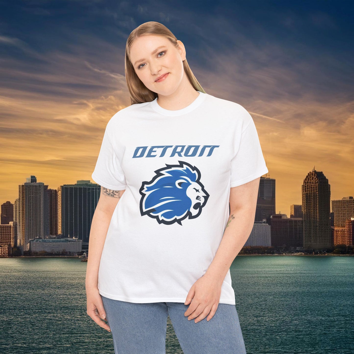 Detroit Football Logo Tee
