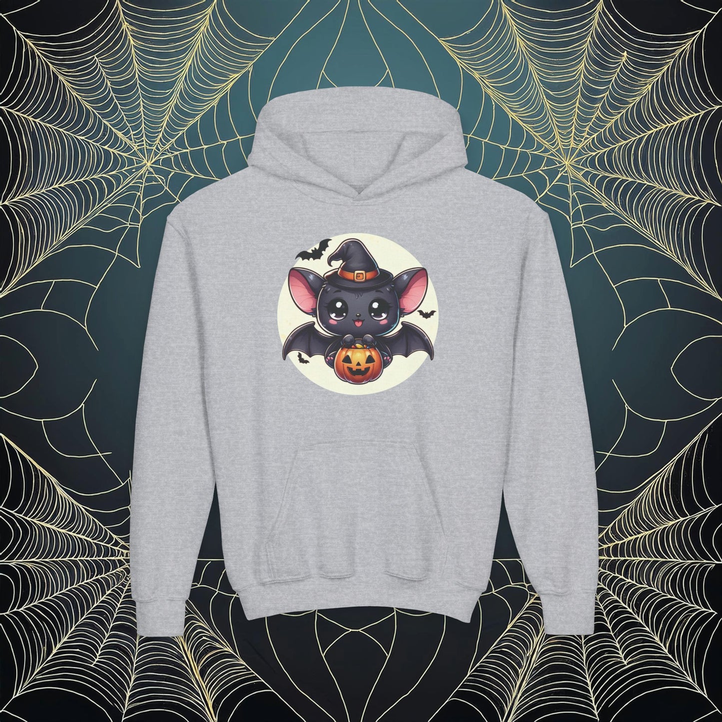 Trick or Treat Bat Youth Hoodie