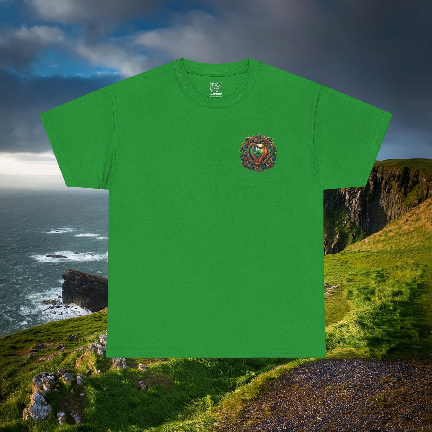 Ireland Harp Crest Tee