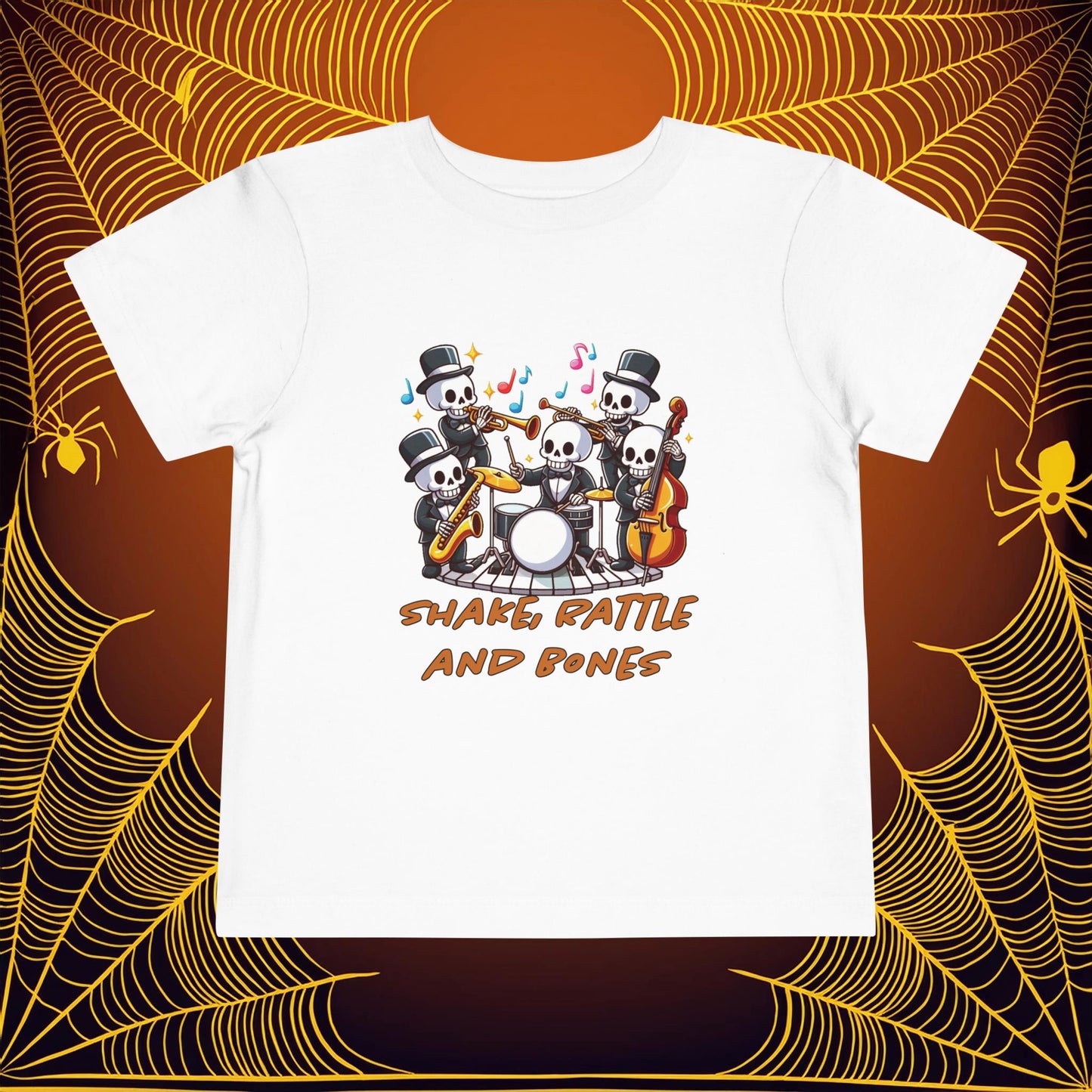 Skeleton Shake, Rattle and Bones Toddler Tee