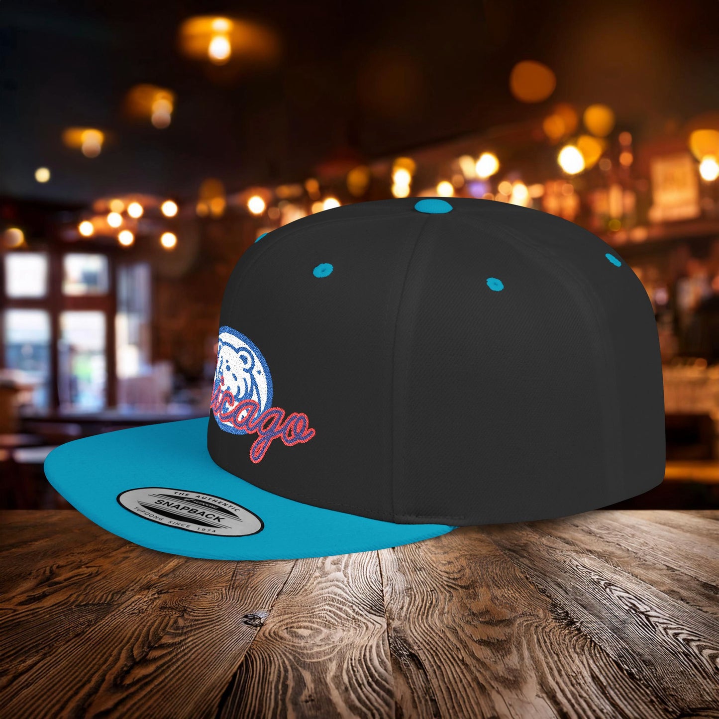 Chicago Bear Cub Baseball Flat Bill Snapback