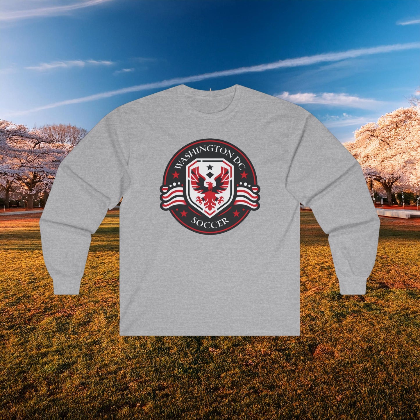 DC United Crest Long Sleeve Tee