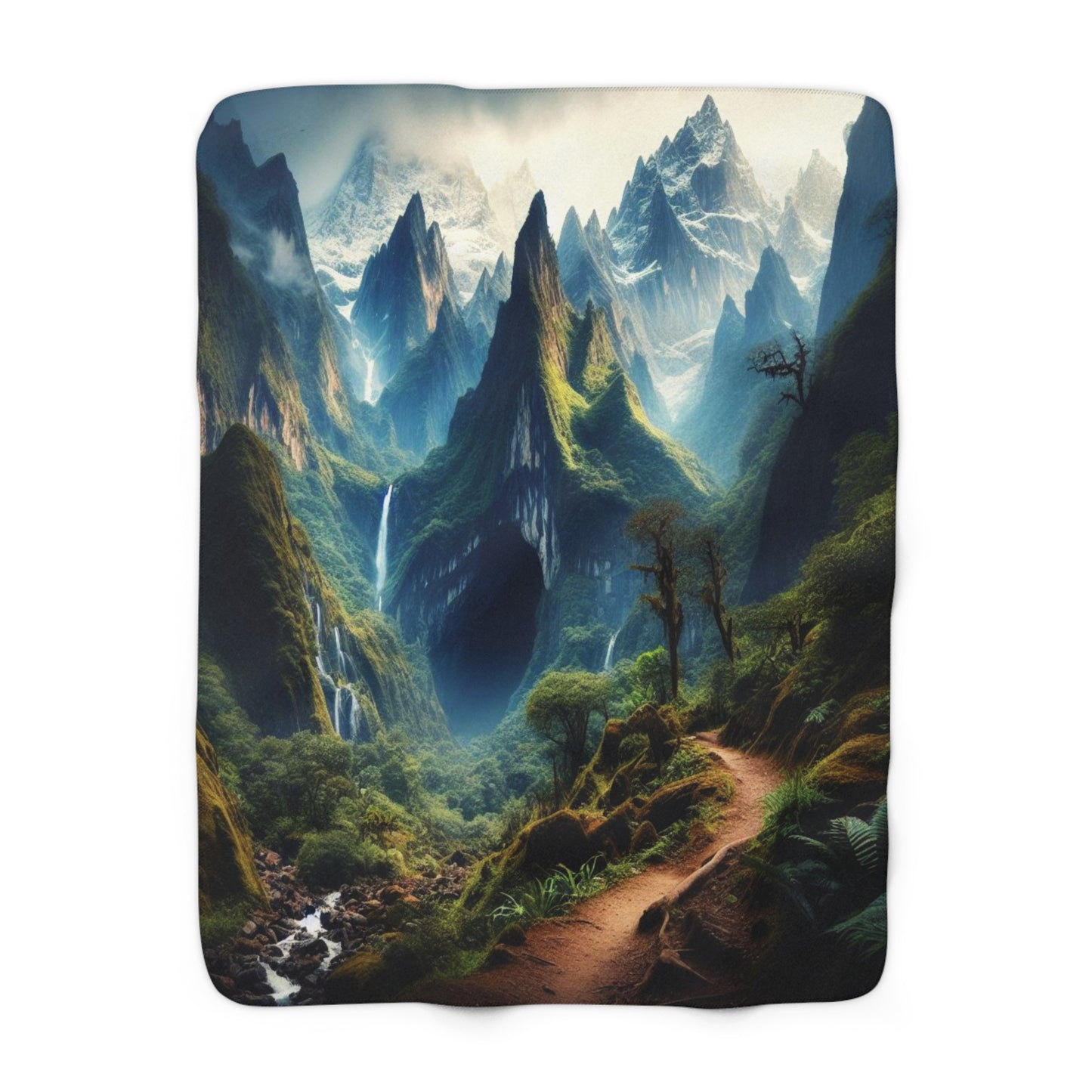 Cave of Wonders Sherpa Fleece Blanket