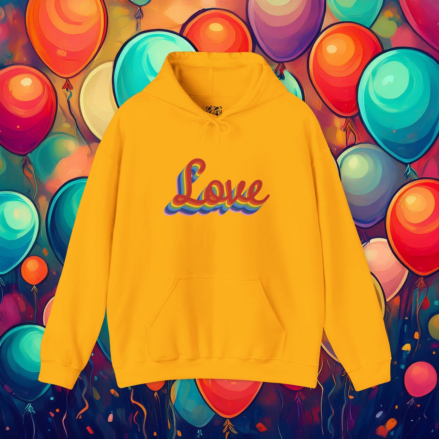 Rainbow Love Unisex Hoodie