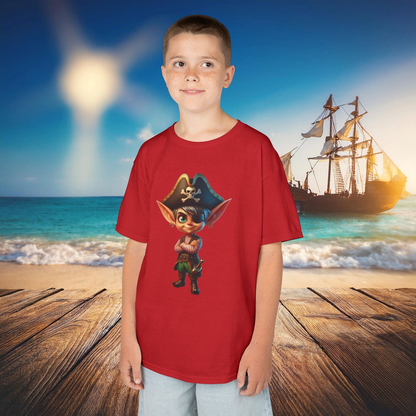 Elf Pirate Kids Tee