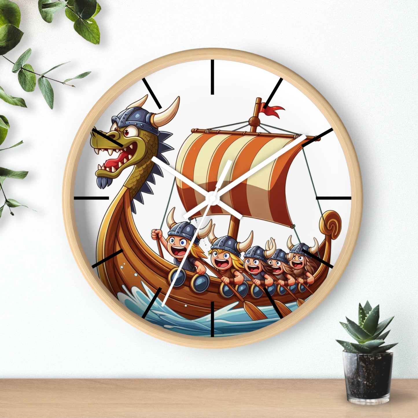 Little Raiding Party Wall Clock