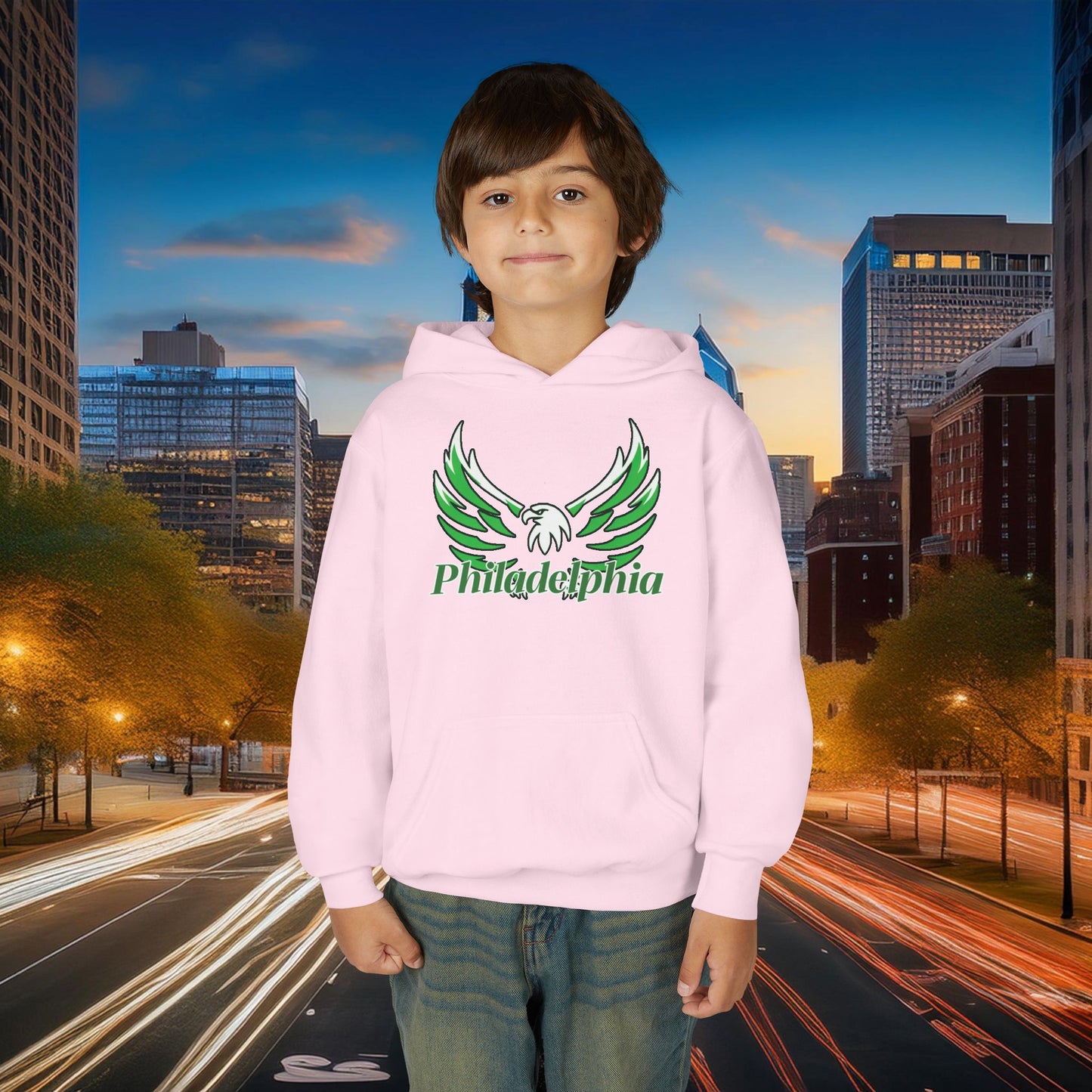 Philadelphia Eagle Logo Youth Hoodie