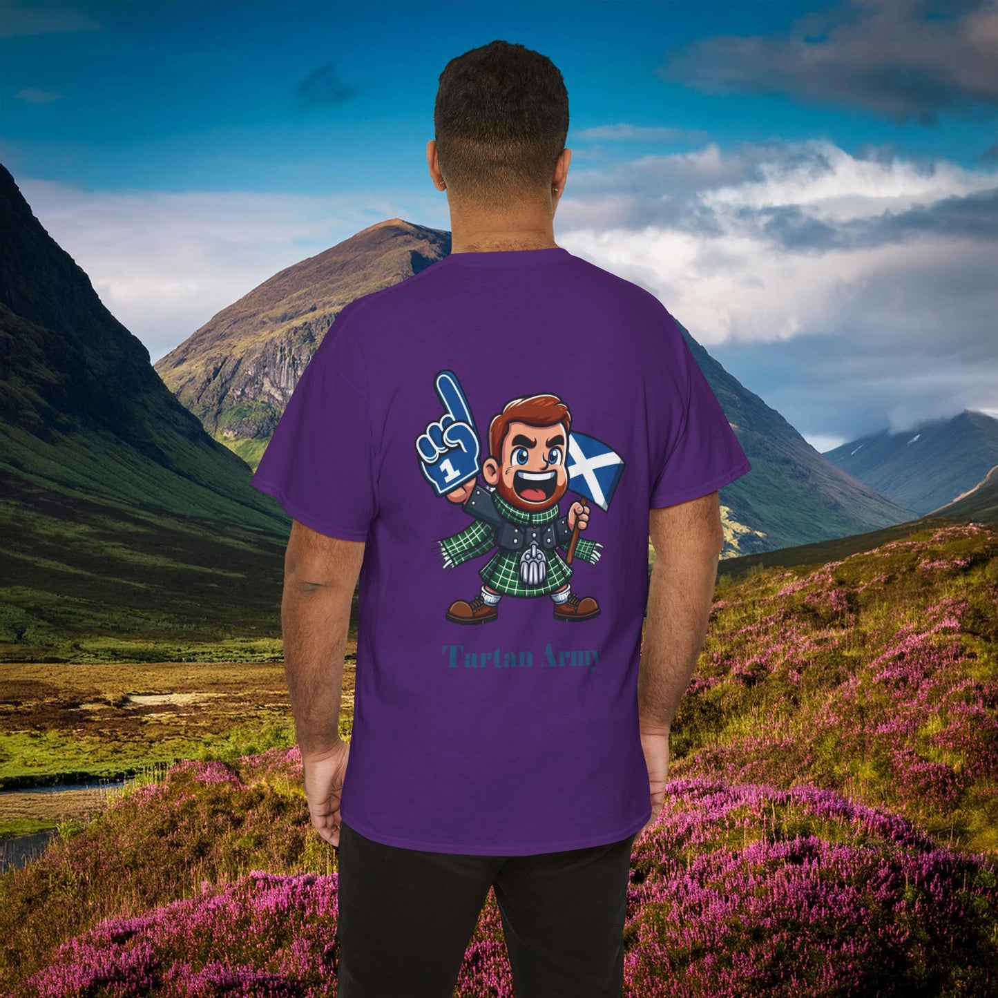 Scotland Tartan Army Tee