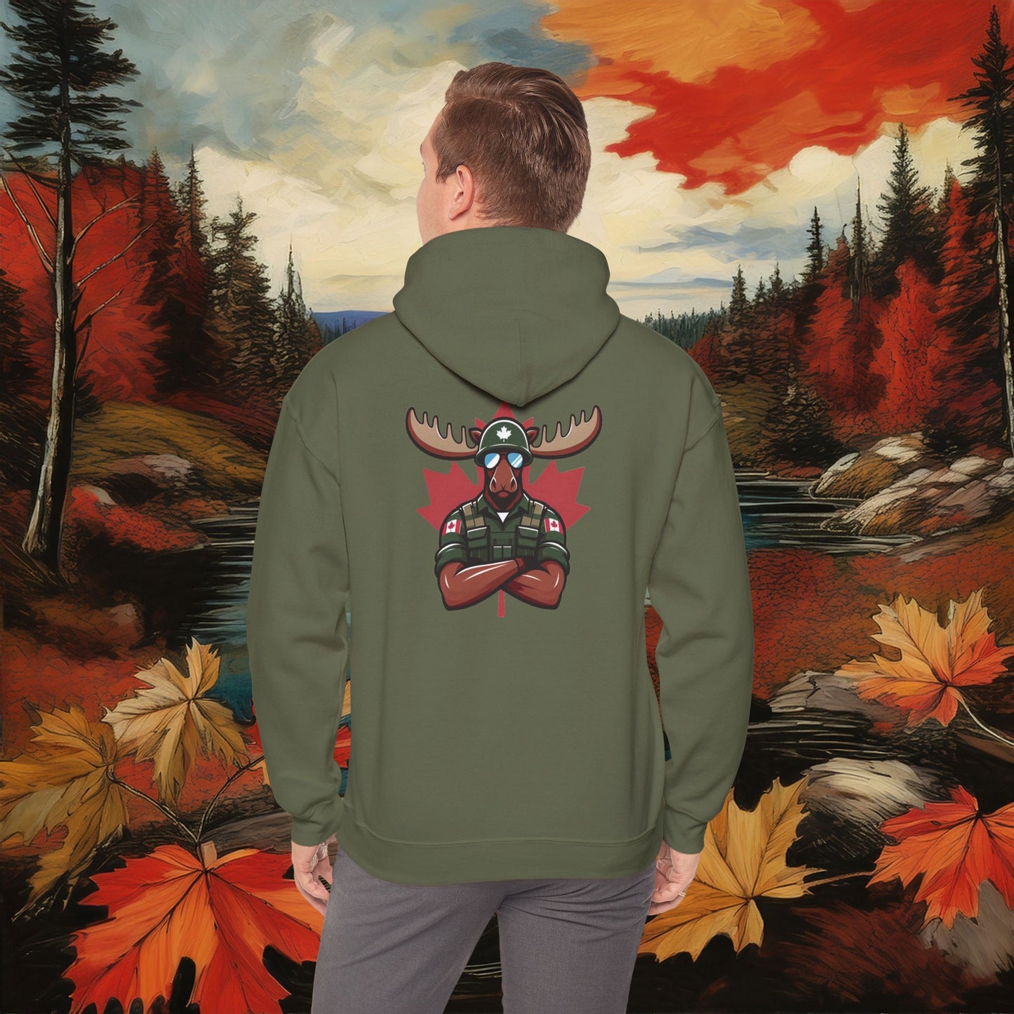 Canadian Moose "Antlers Up" Hoodie