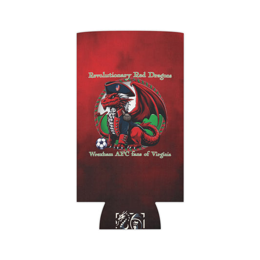 Revolutionary Red Dragons Logo Can Cooler - Red Smoke