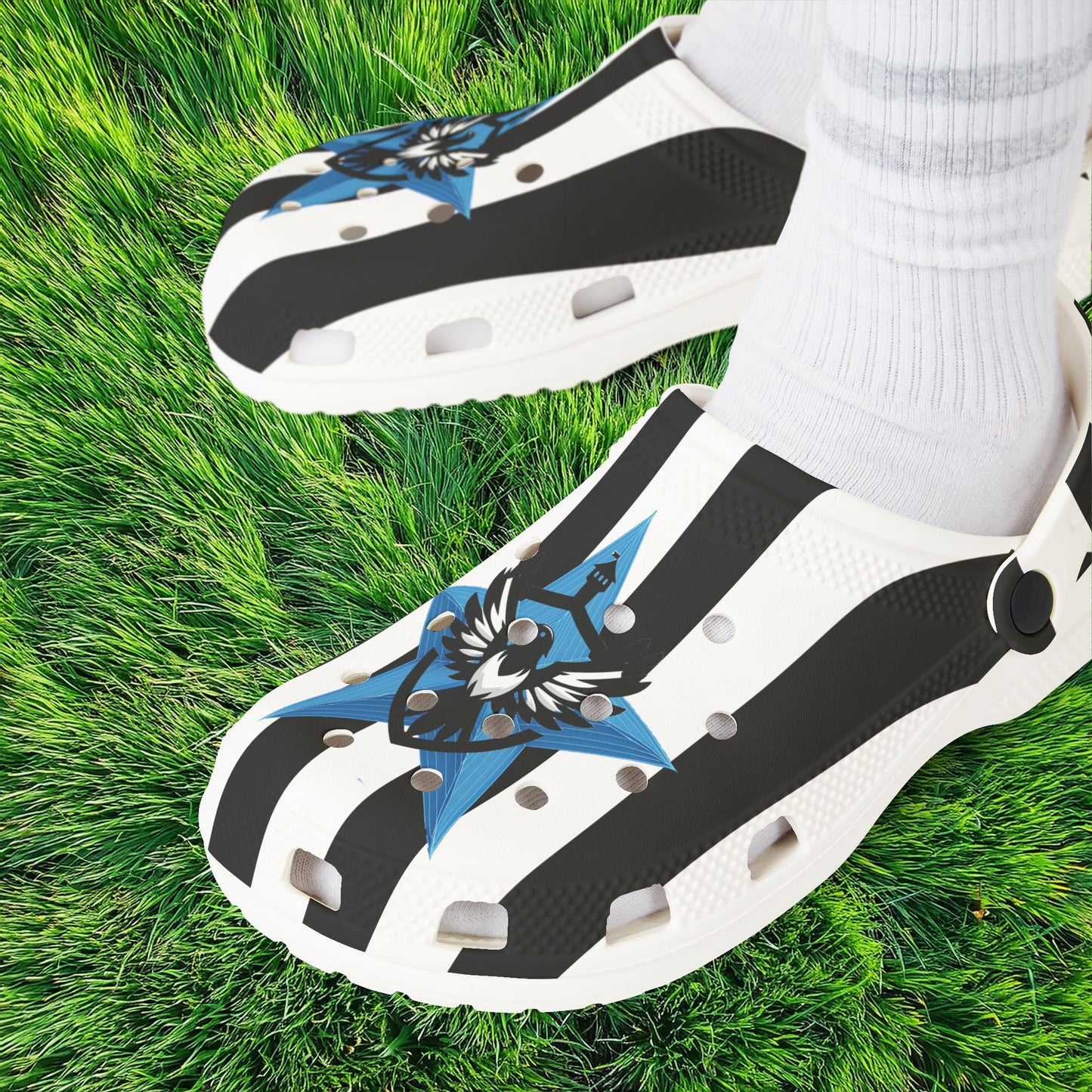 Newcastle United Blue Star Foam Clogs